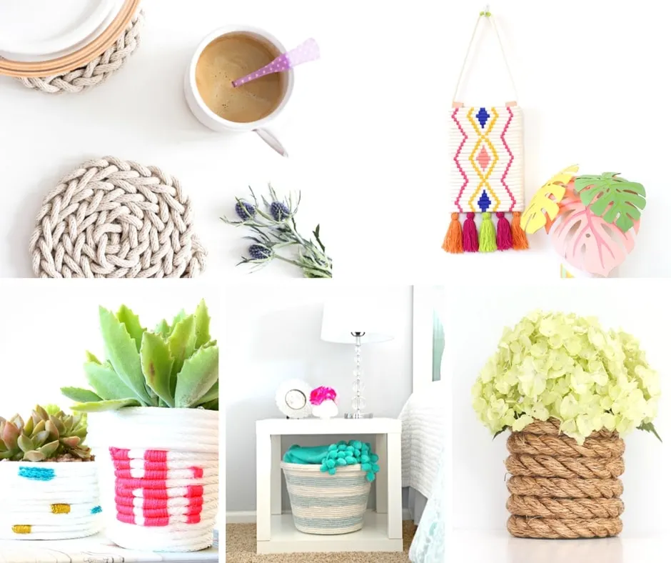 23 of the Best DIY Craft Rope Projects - My Turn for Us