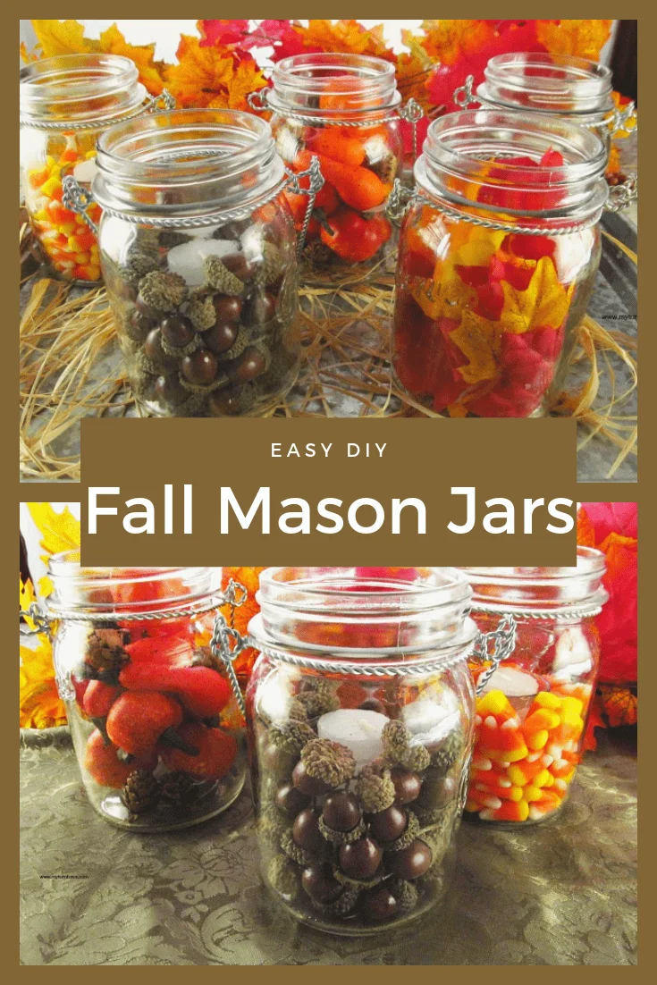 Fall Mason Jar Decor, Fall Themed Mason Jars, Mason Jar Fall Crafts,Mason Jar Fall Decor