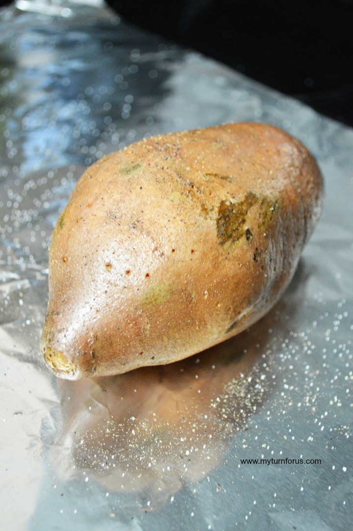 Twice Baked Sweet Potato Halves My Turn for Us