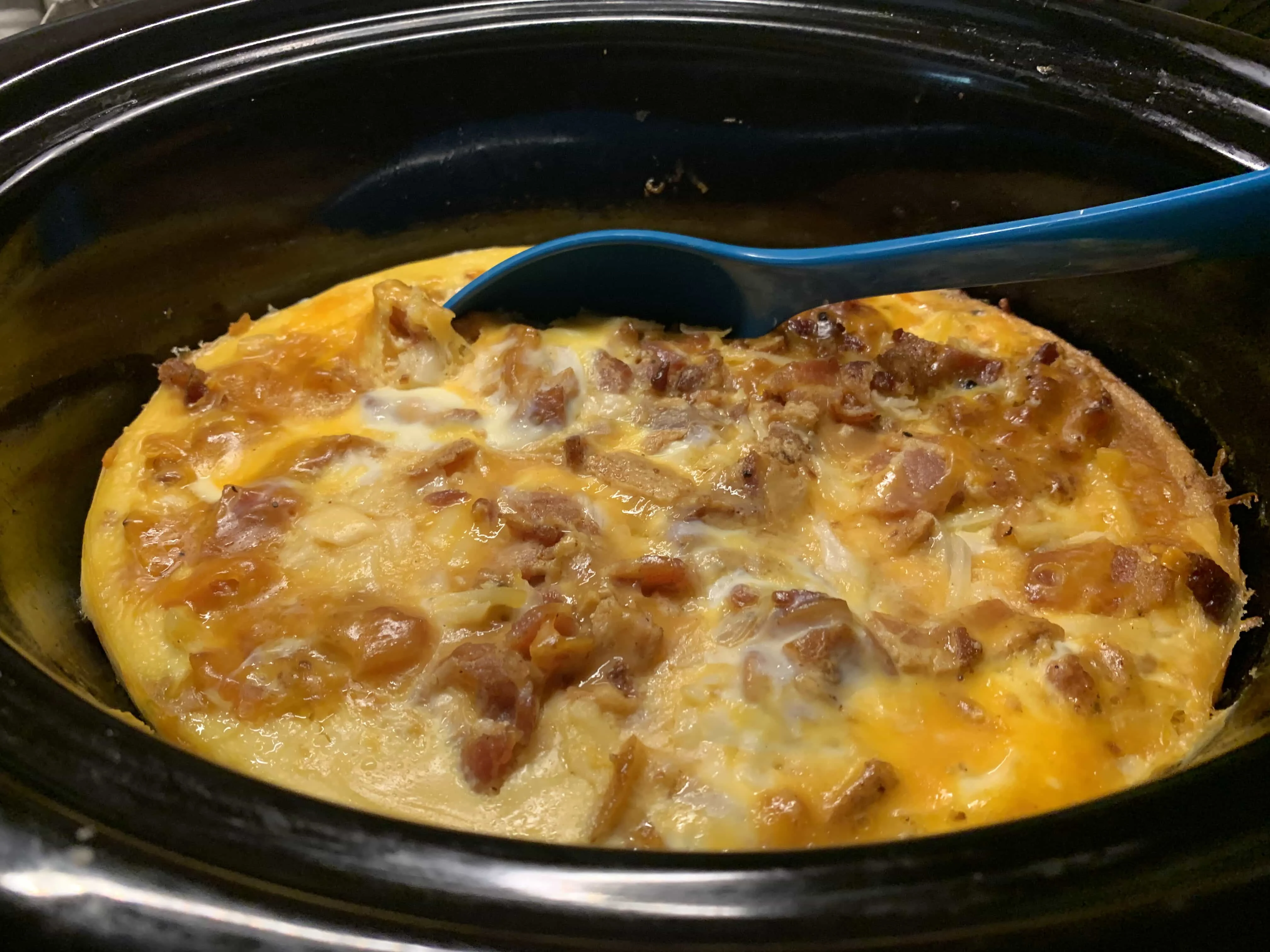 slow cooker breakfast recipes with sausage, eggs and cheese