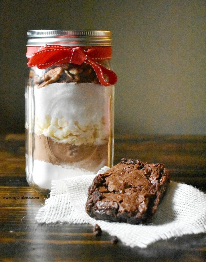 Chocolate Brownie Mix, brownie in a jar