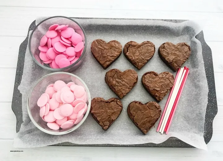 Heart Brownies