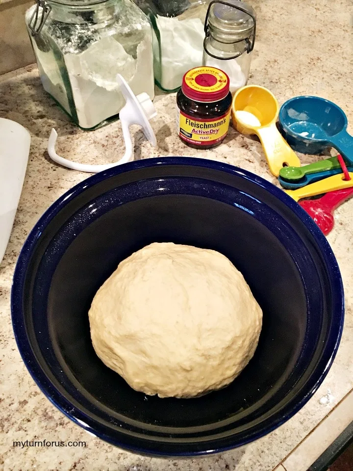 letting the dough rise