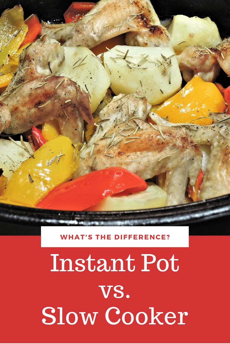 instant pot vs slow cooker, difference between instant pot and slow cooker