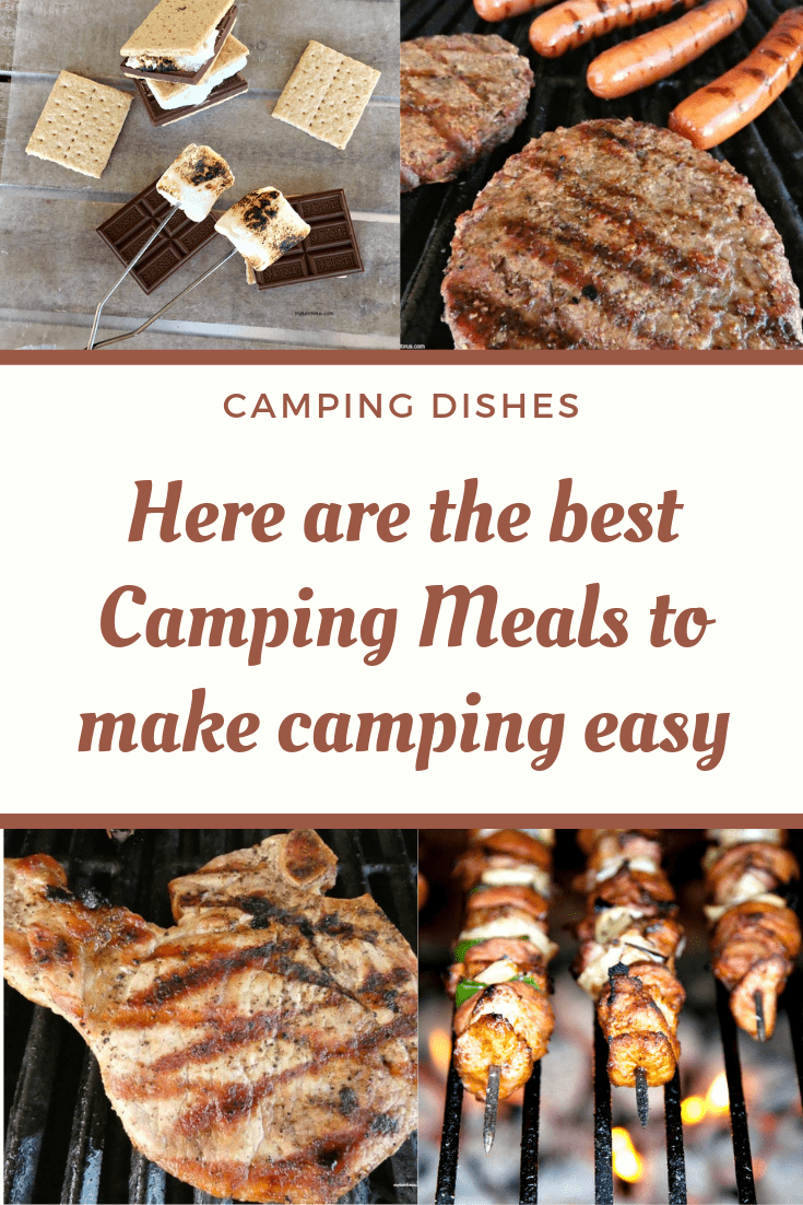 See these suggestions for several easy Camping Meals and other Camping Dishes.   And we added ideas of what food to bring camping and some suggestions for easy camping desserts.
