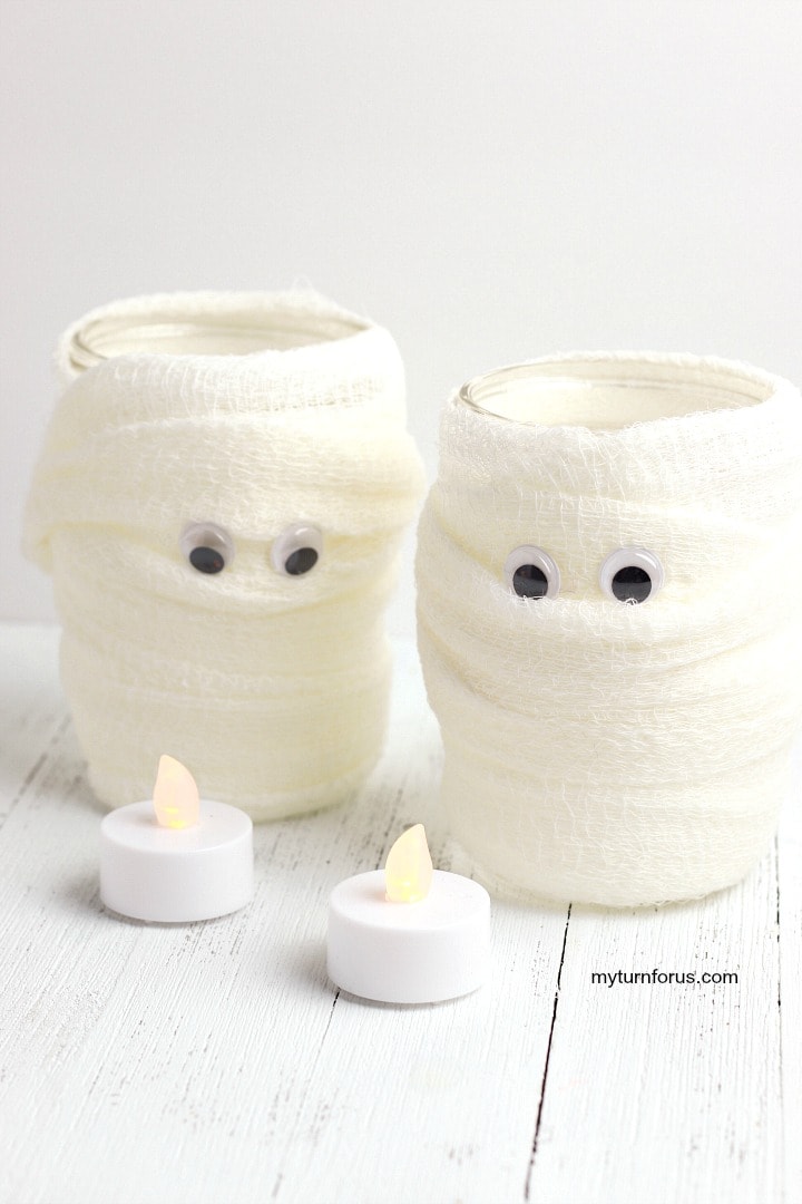 mummy candles, mummy candle holders