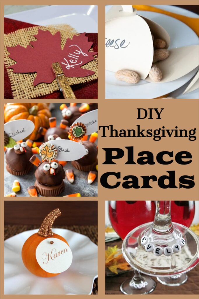 DIY Place Cards for Thanksgiving My Turn for Us