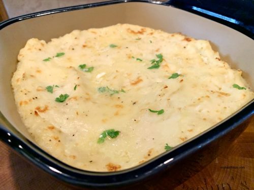 Garlic Mashed Potato Casserole - My Turn for Us