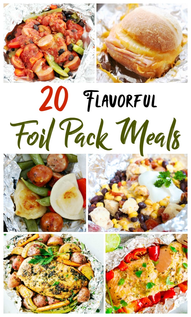 Over 20 tin foil dinner recipes to make hobo foil packets in your oven. These tin foil dinners are simply amazingly easy and so delicious.