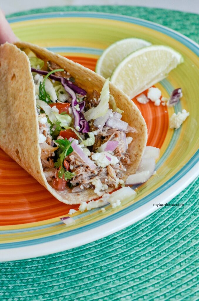 Smoked Pork Tacos with Toppings My Turn for Us