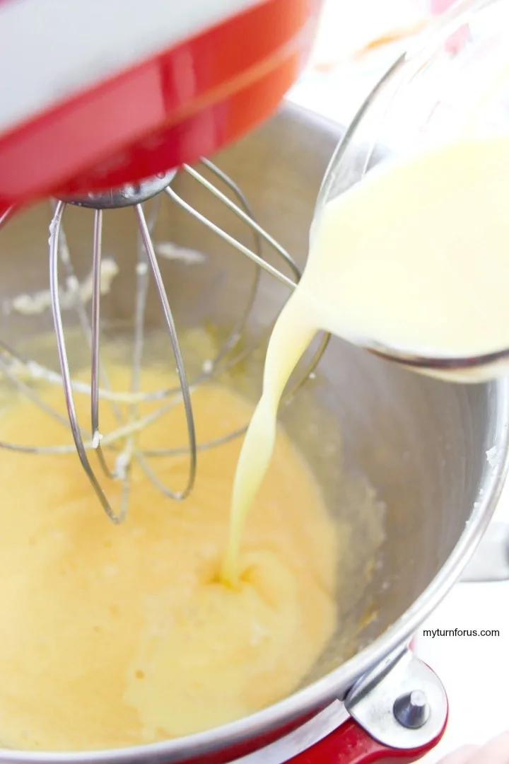 Adding eggnog to bread batter