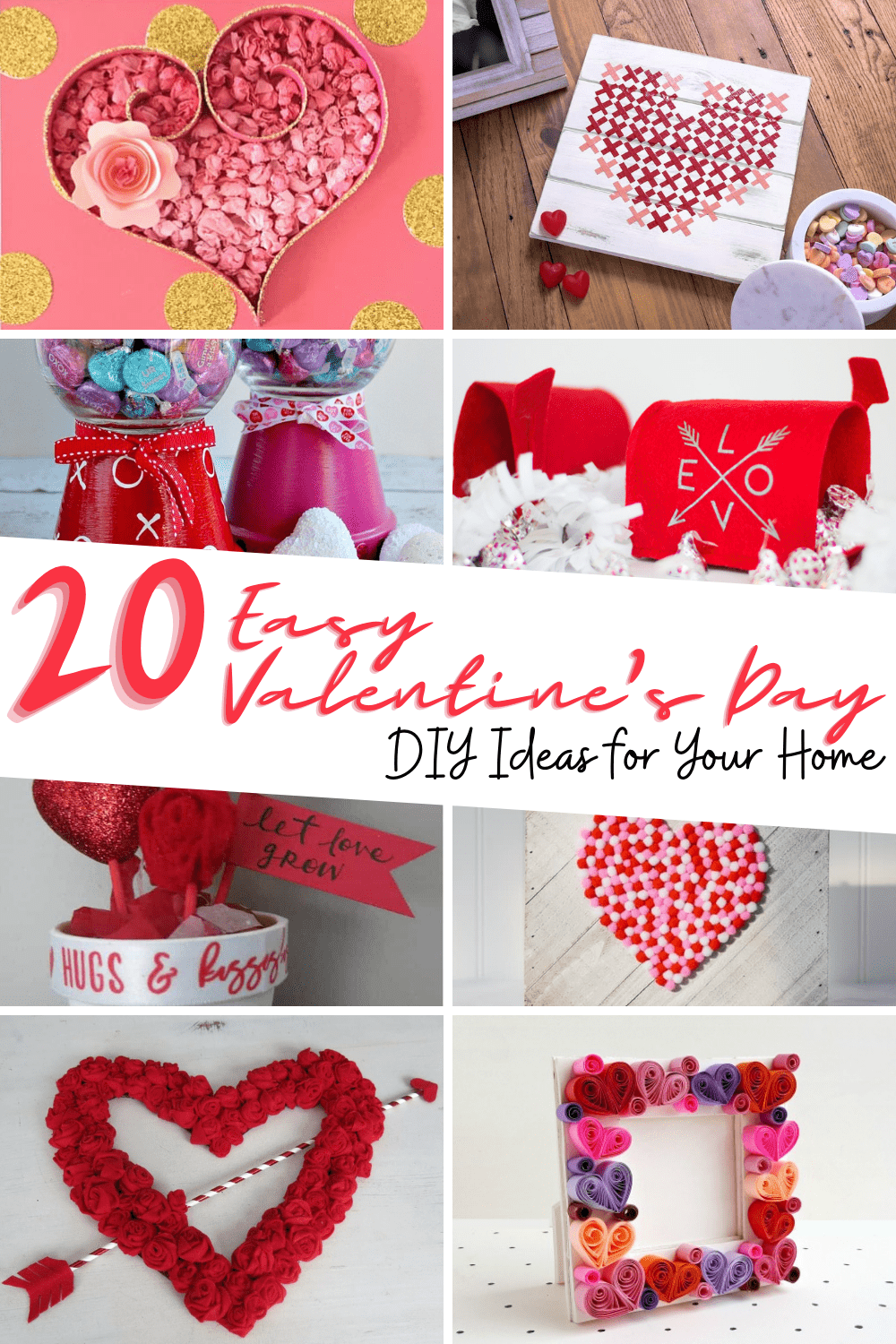 DIY valentines home decor including farmhouse valentines decor, valentines day wall decor and other valentines wreath diy ideas. 