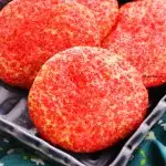 red glitter cookies