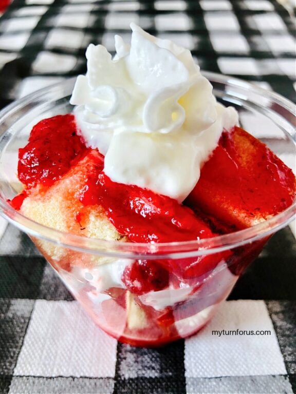 3 Ingredient Strawberry Shortcake My Turn for Us