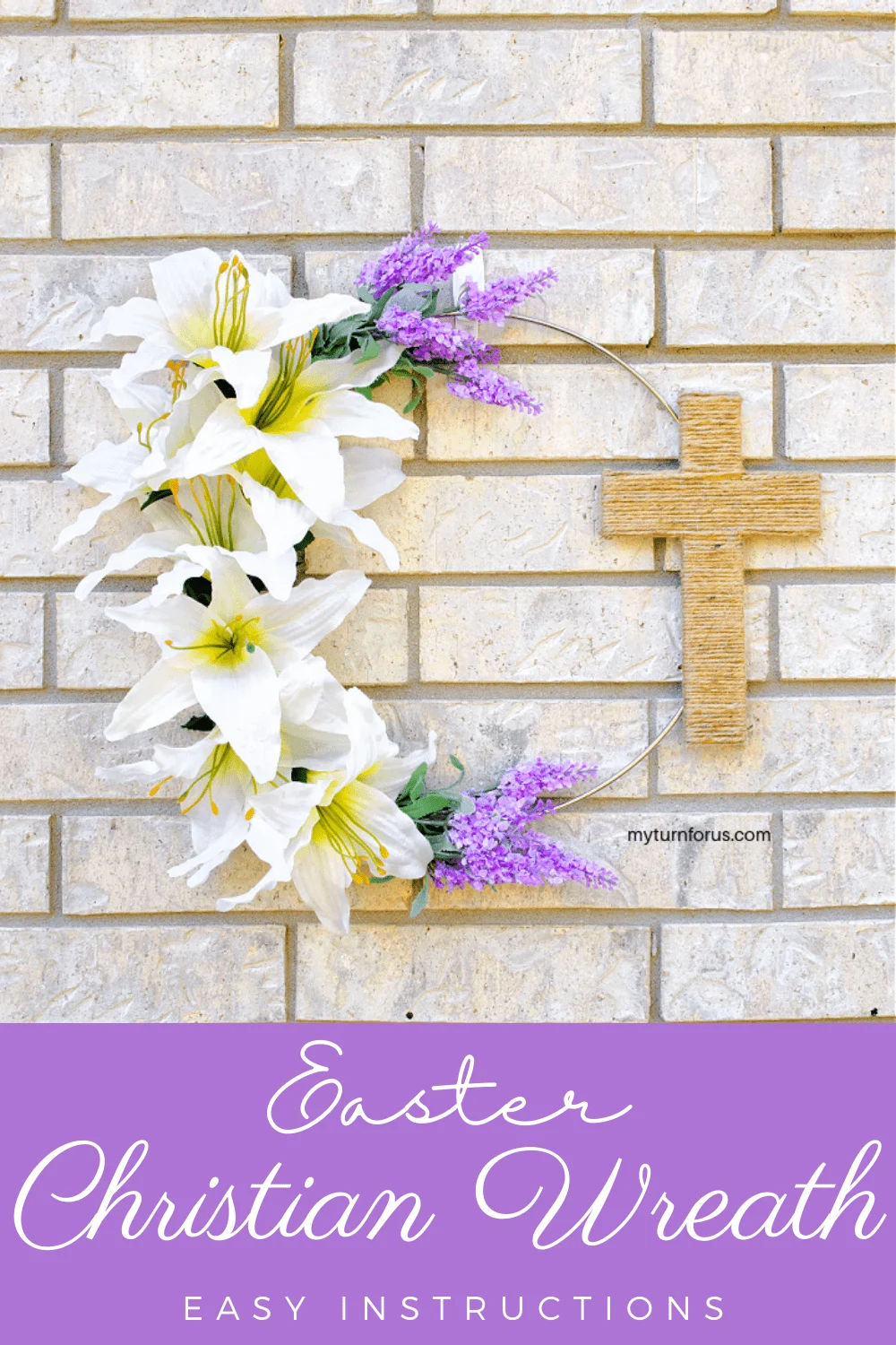 Christian Wreath with Cross