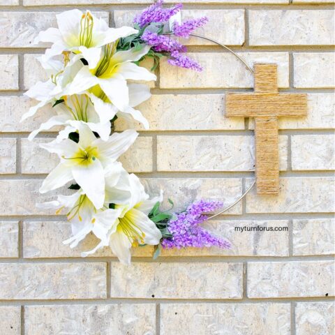 Religious Easter Wreath - My Turn for Us