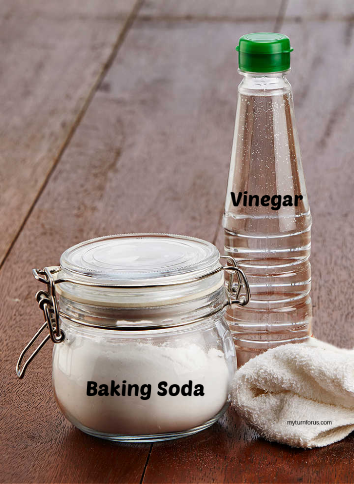 Cleaning Product made by mixing Vinegar Lemon and Baking soda My Turn for Us