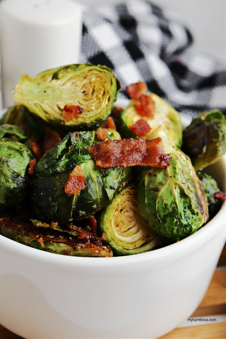 sheet pan brussel sprouts with bacon