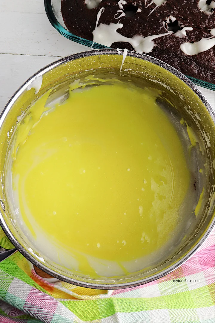 yellow creme filling for chocolate poke cake