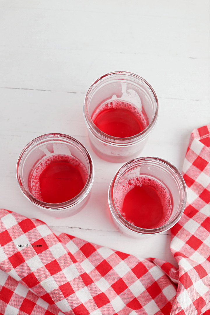 red jello for patriotic jello parfait