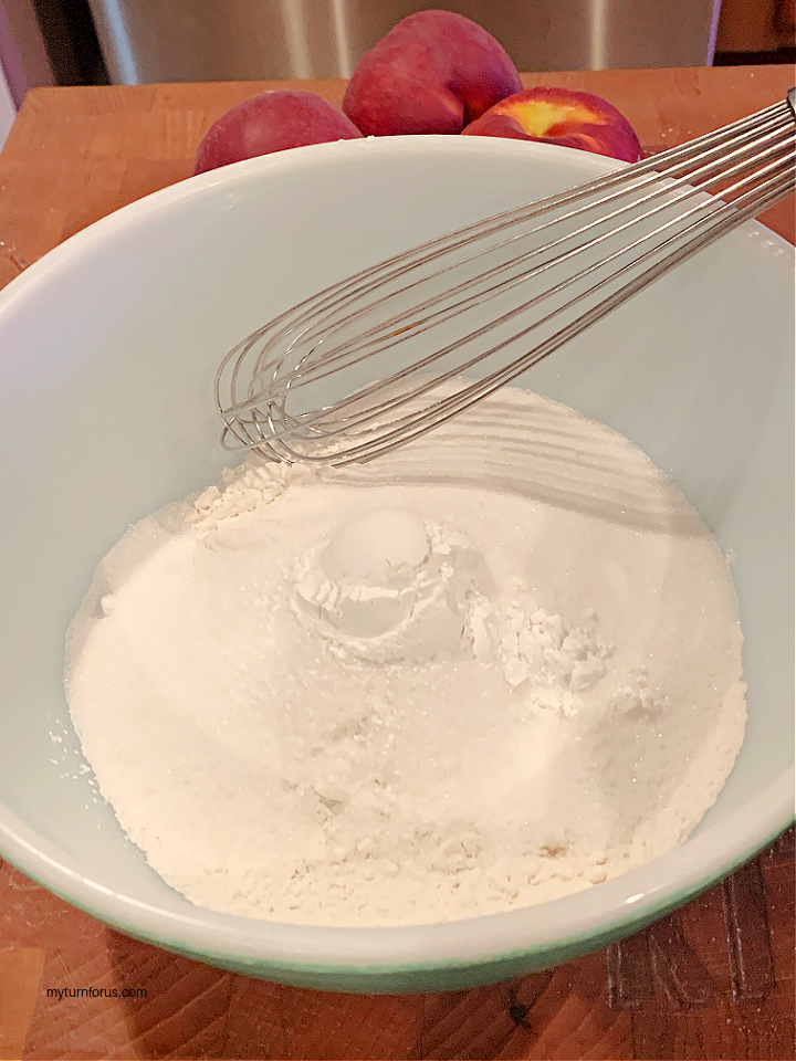 flour sugar baking powder