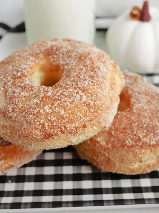 Pumpkin spice donuts in air fryer, donut recipe air fryer