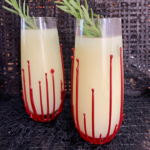 blood drip cocktail glasses