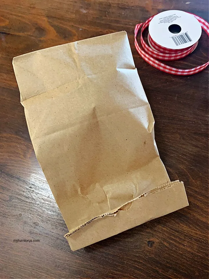 closed paper bag