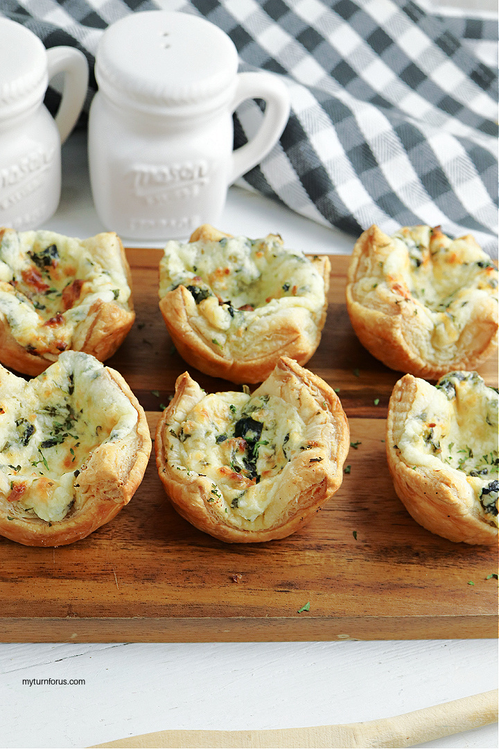 Spinach Dip Puff Pastry