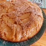 brown butter pear cake