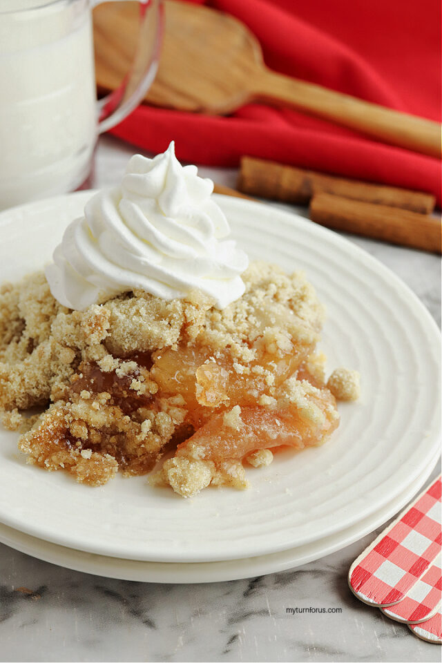 Cake Mix Apple Cobbler My Turn for Us