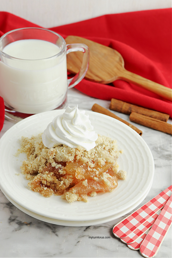 easy apple cobbler with cake mix