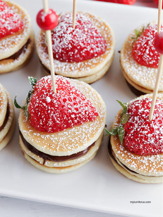 Nutella Pancake Stacks