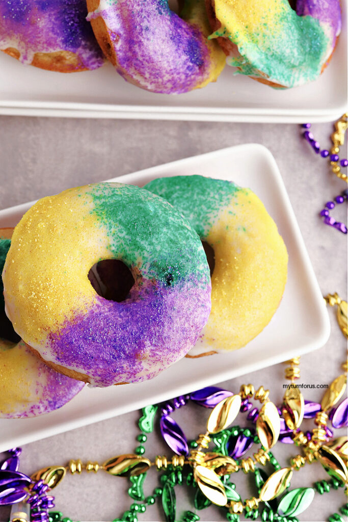 King Cake Doughnuts