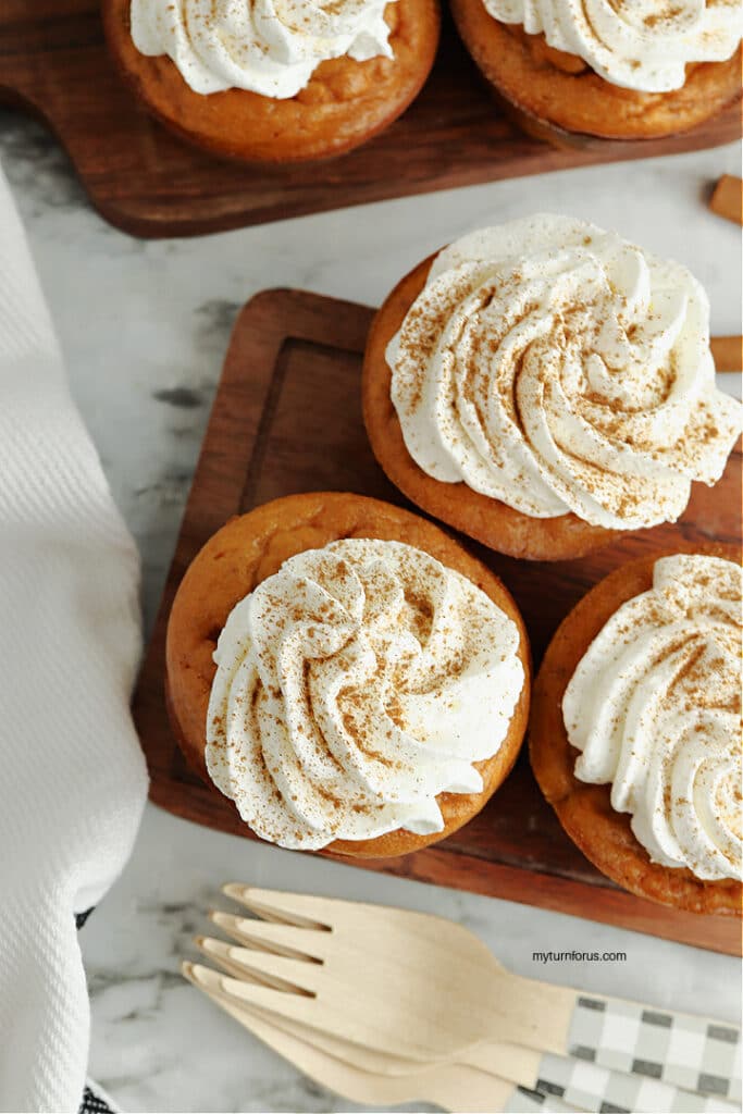 pumpkin pie cupcakes recipe