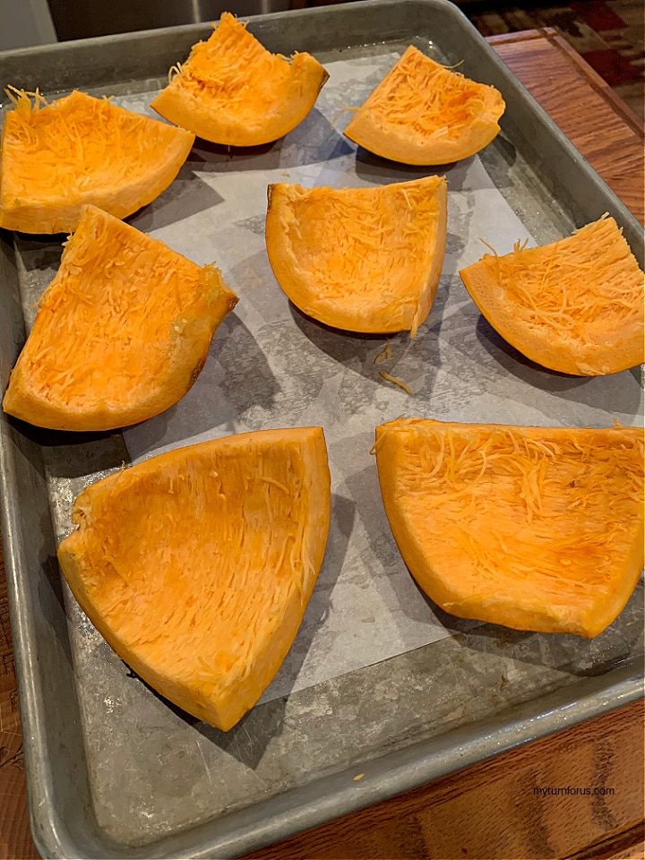 Baking Pie pumpkins