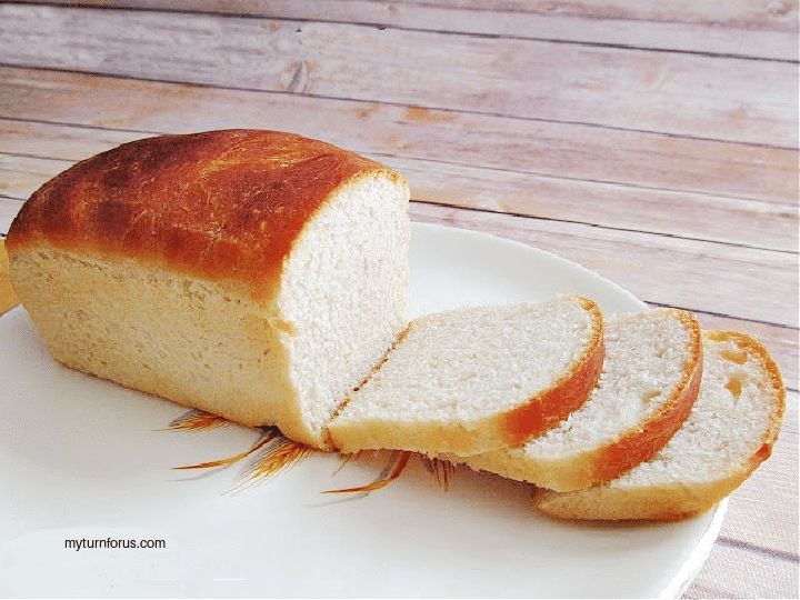 Homemade white bread