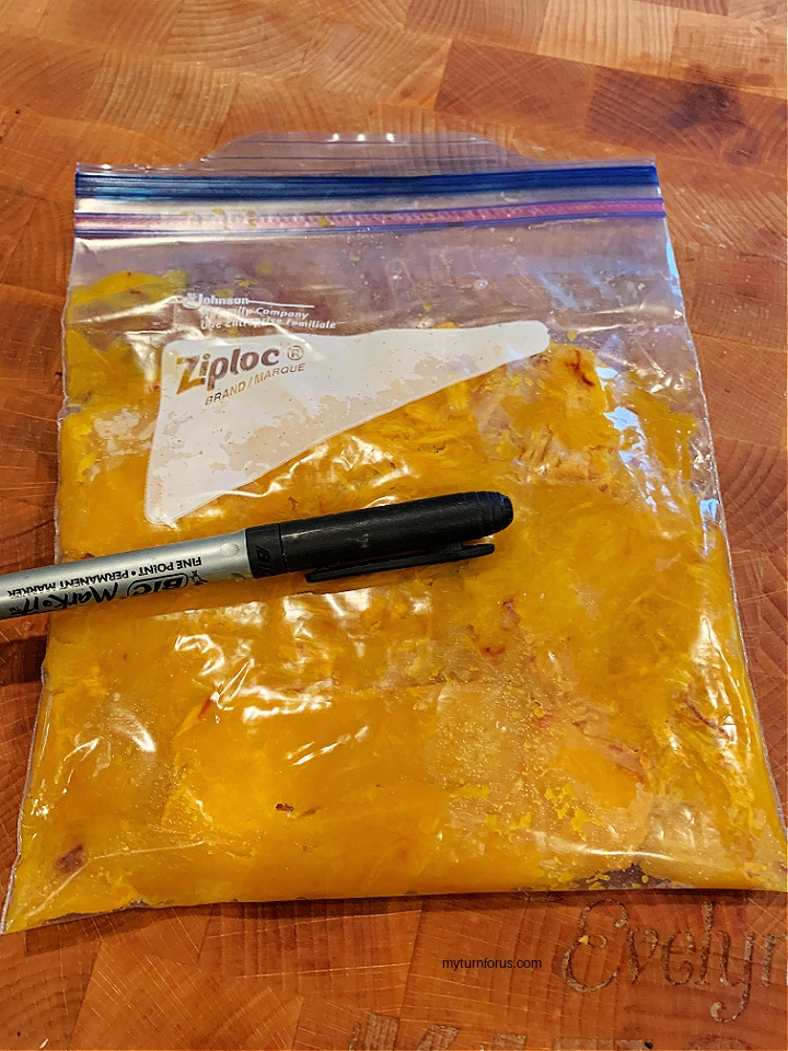 freezing pumpkin puree