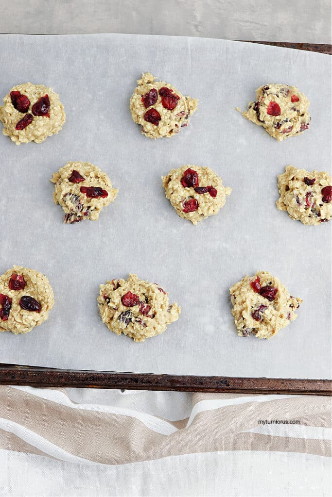raw oatmeal craisin cookies