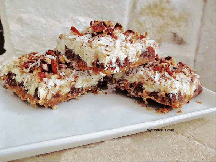 Coconut Magic Cookie Bars