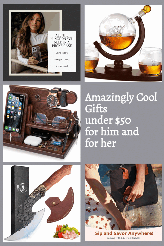 Cool Gifts under $50.  Gifts for Him, Gifts for her