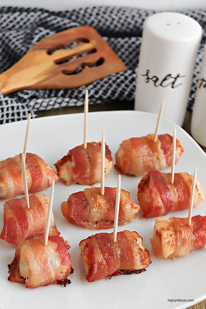 Spicy Cajun Chicken Bacon Bites