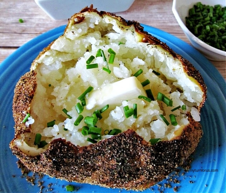 crispy skin baked potato