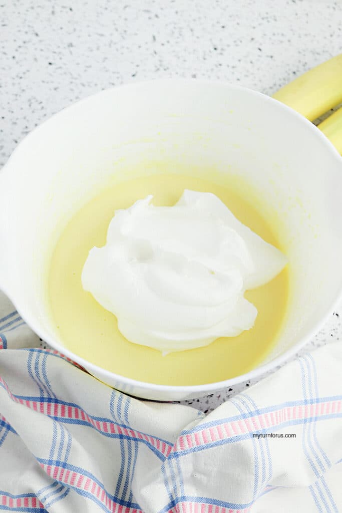 Adding frozen Whipped Topping