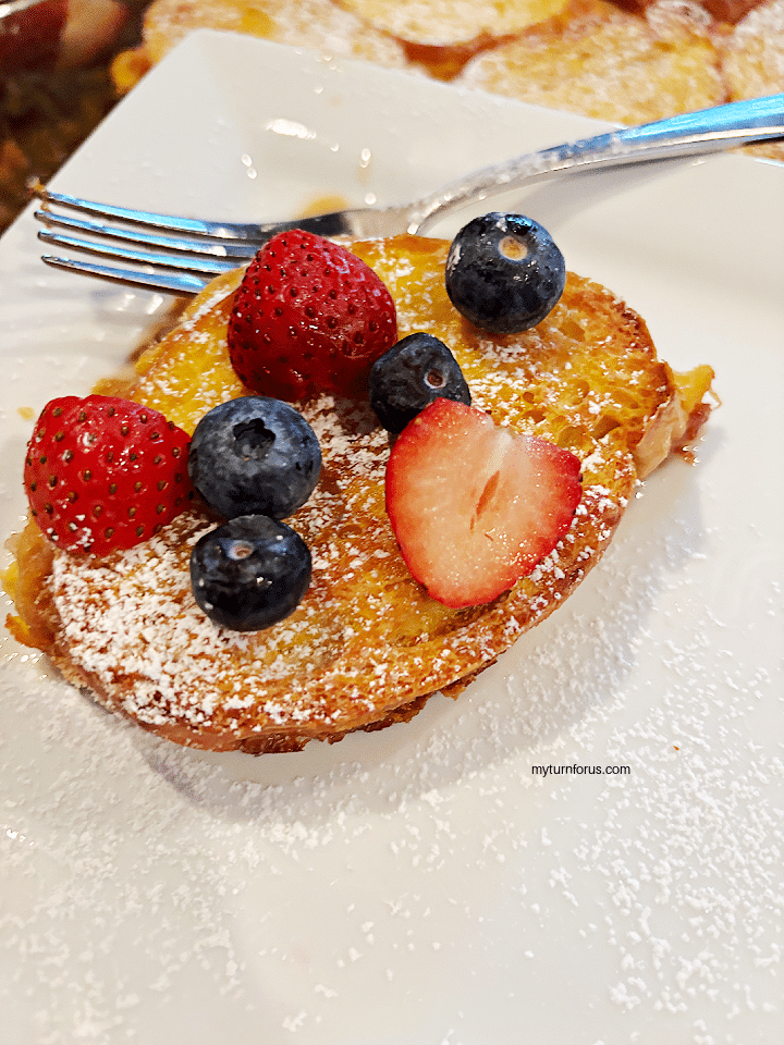 Overnight creme brulee french toast