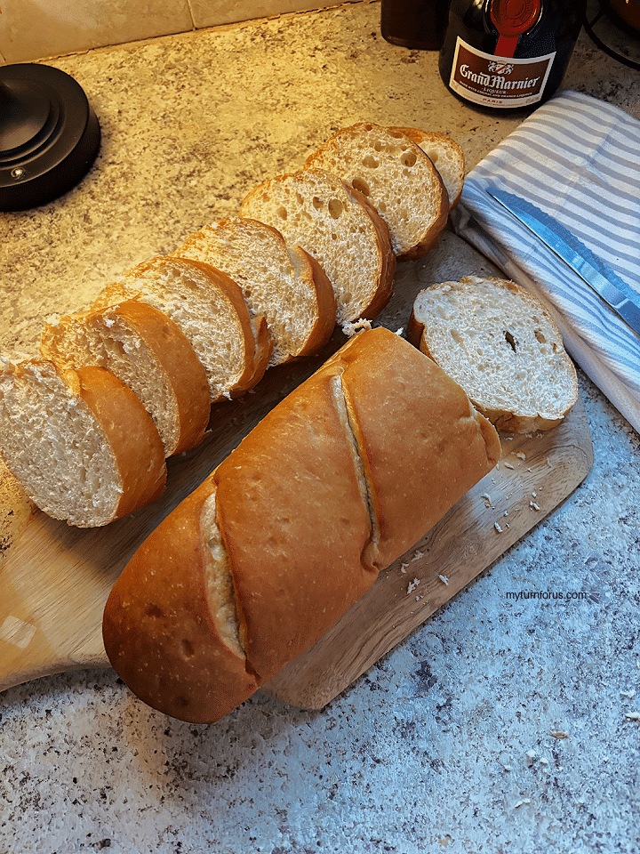 sliced bread for french bread