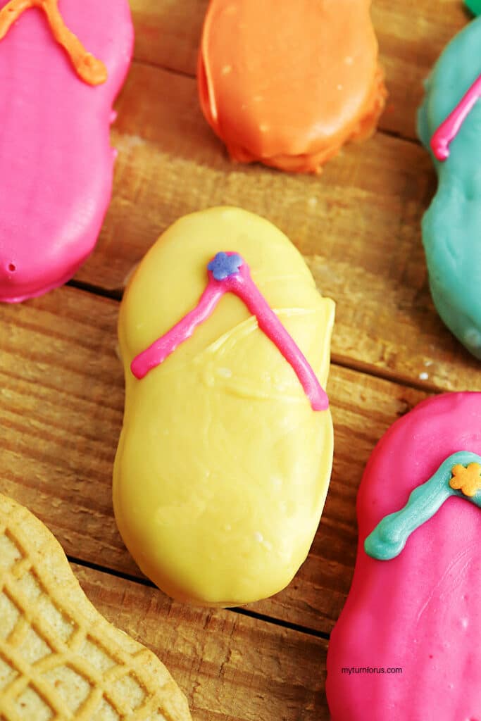 flip flop cookies