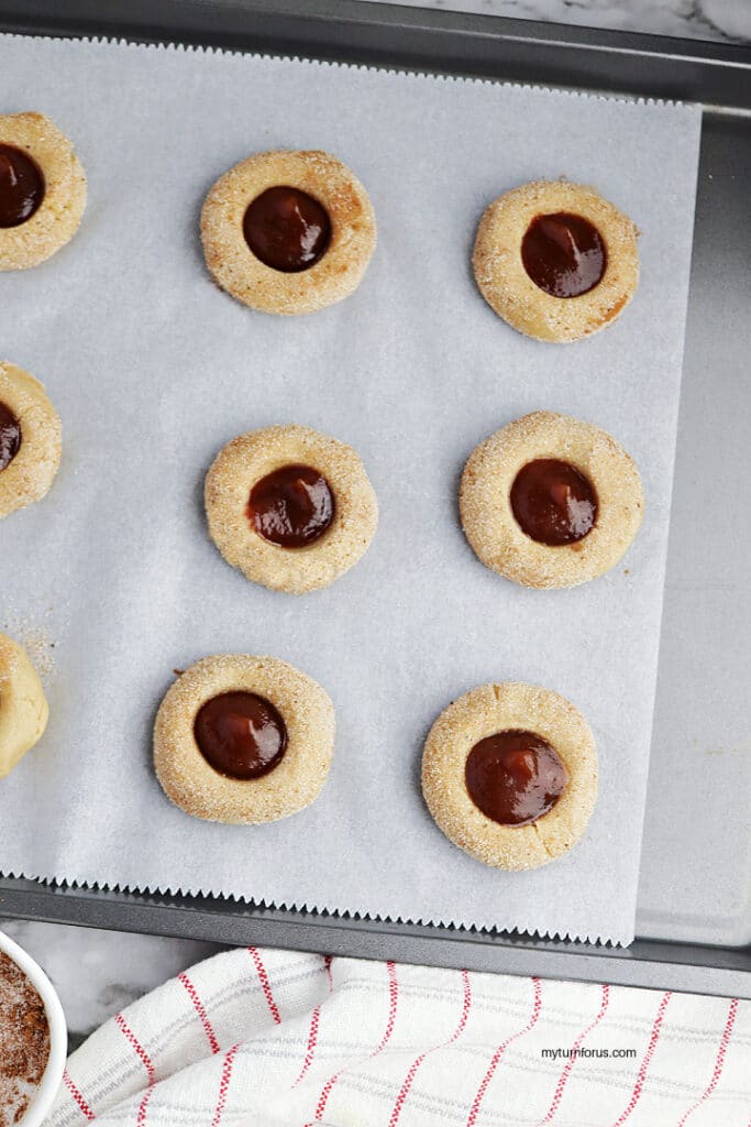 apple butter thumbprint cookie recipe