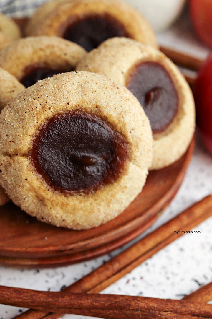 Apple Butter Thumbprint Cookies