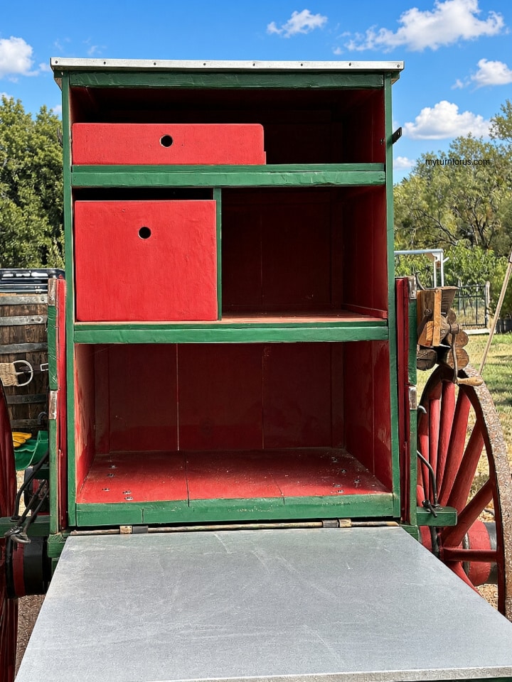 chuck Box of a Texas Chuck Wagon